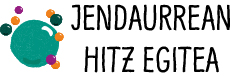 Jendaurrean hitz egitea